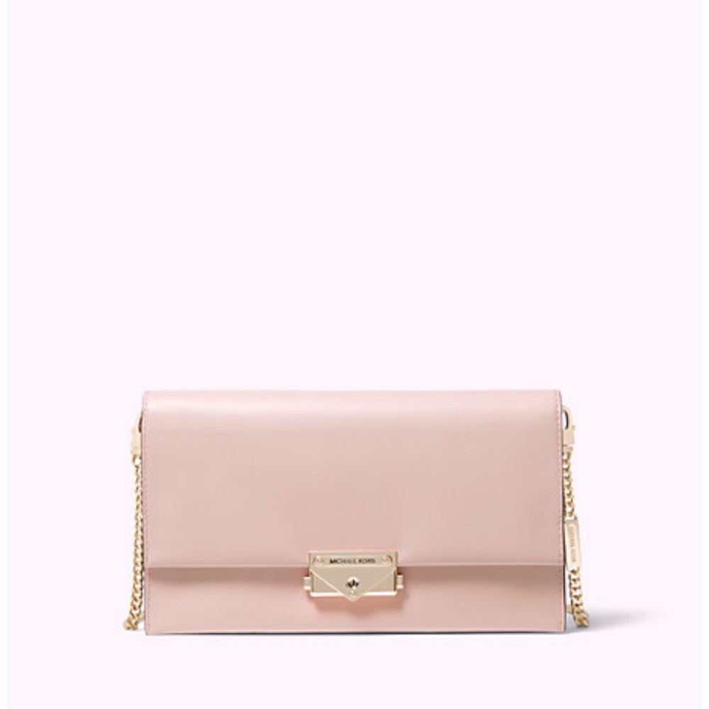 MK Cece Large Leather Convertible Crossbody Bag